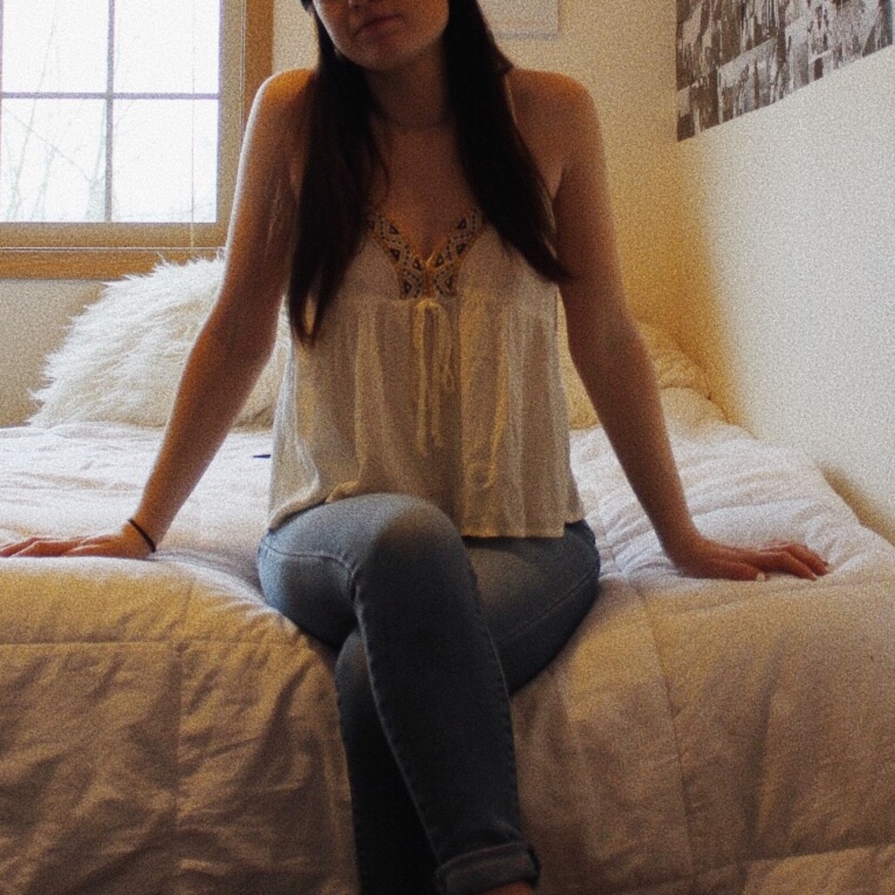 White Forever 21 Tank